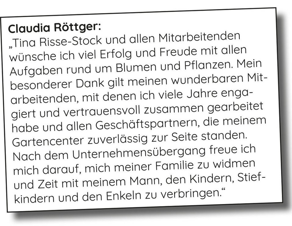 Stellungnahme Frau Röttger Stellungnahme Frau Röttger